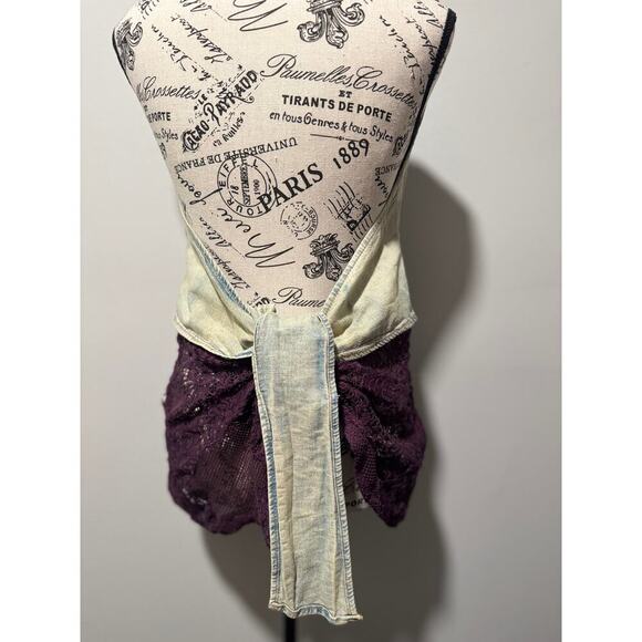 Upcycled Tie-back Zara top - Picture 2 of 2